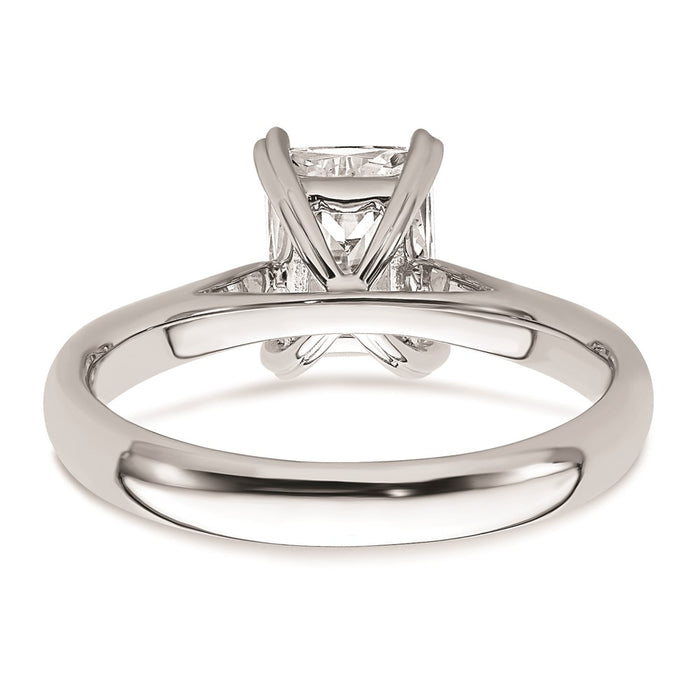 Buy Exclusive 14K White Gold 1.25 Carat Emerald-Cut Engagement Ring - Stylish Design!-5