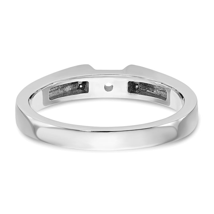 Buy 14K White Gold 3.00mm Solitaire Engagement Ring Setting - Stylish Value!-5