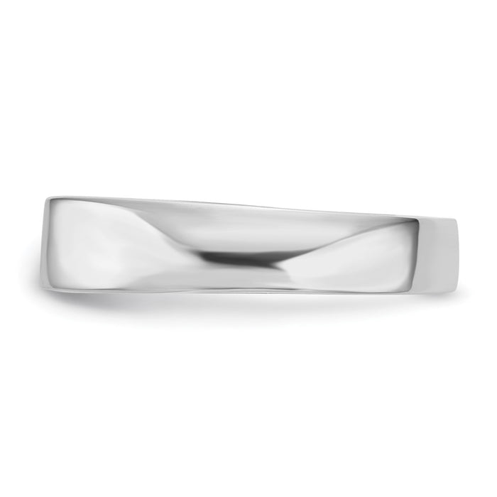 Exclusive 14K White Gold 5.5mm Solitaire Engagement Ring Setting - Stylish Value!-3