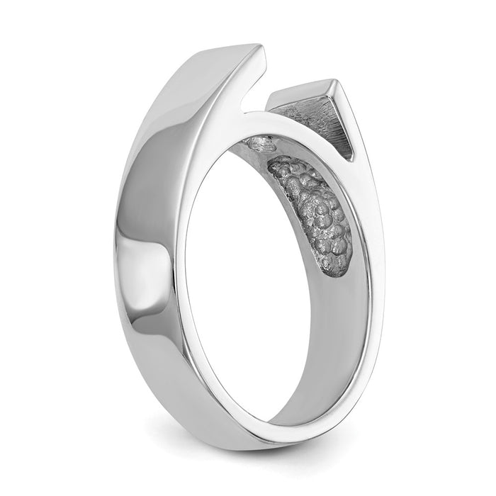 Exclusive 14K White Gold 5.5mm Solitaire Engagement Ring Setting - Stylish Value!-6