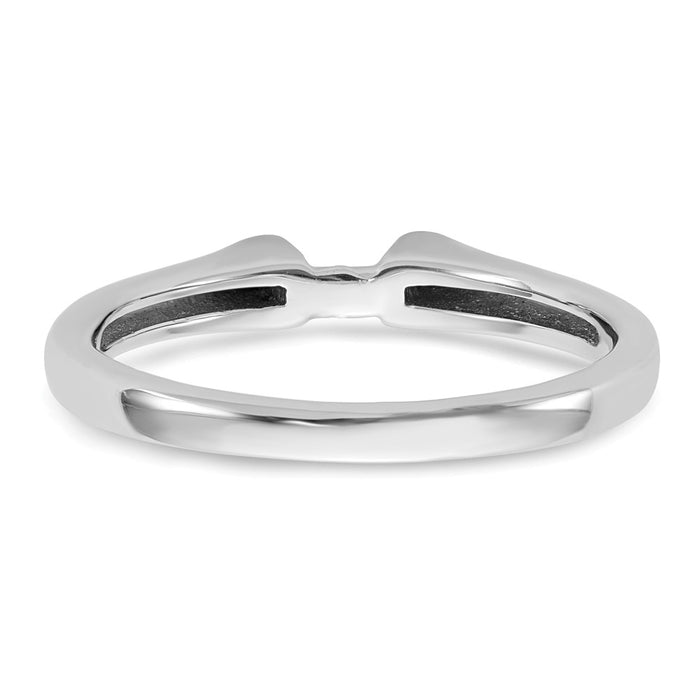 Buy Exclusive 14K White Gold 3.1mm Solitaire Engagement Ring Mounting-5