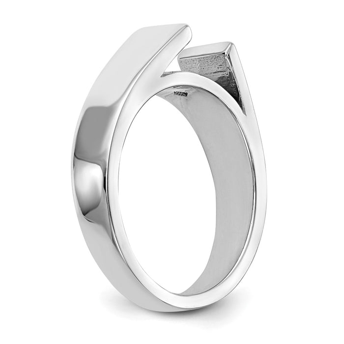 High-Quality 14K White Gold 3.8mm Solitaire Engagement Ring - Affordable Price!-6