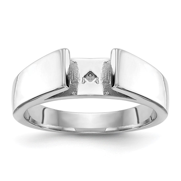 High-Quality 14K White Gold 3.8mm Solitaire Engagement Ring - Affordable Price!-7