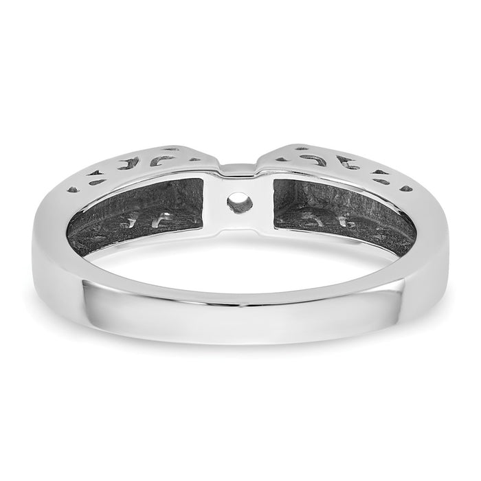 Exclusive 14K White Gold Filigree Solitaire Engagement Ring - Stylish & Affordable!-5