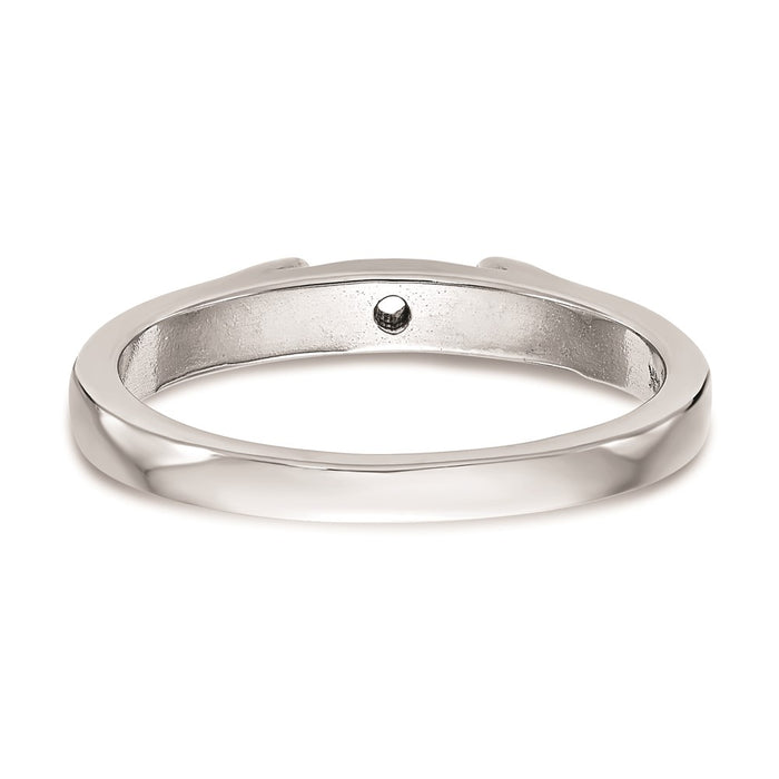 Buy 14K White Gold 2.5mm Wide Solitaire Engagement Ring Setting - Stylish Value!-5