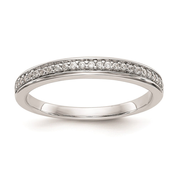 Buy 14K White Gold Wedding Band Setting - Stylish & Affordable Elegance-1