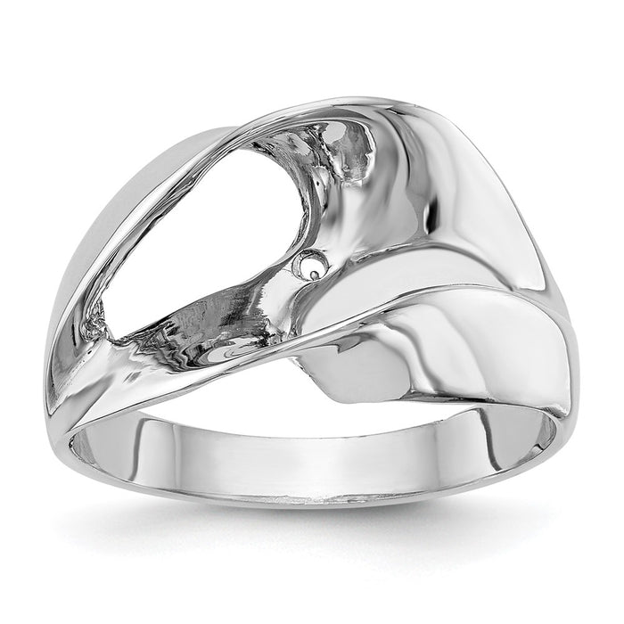 Buy 14K White Gold Solitaire Engagement Ring Setting - Stylish & Affordable!-1