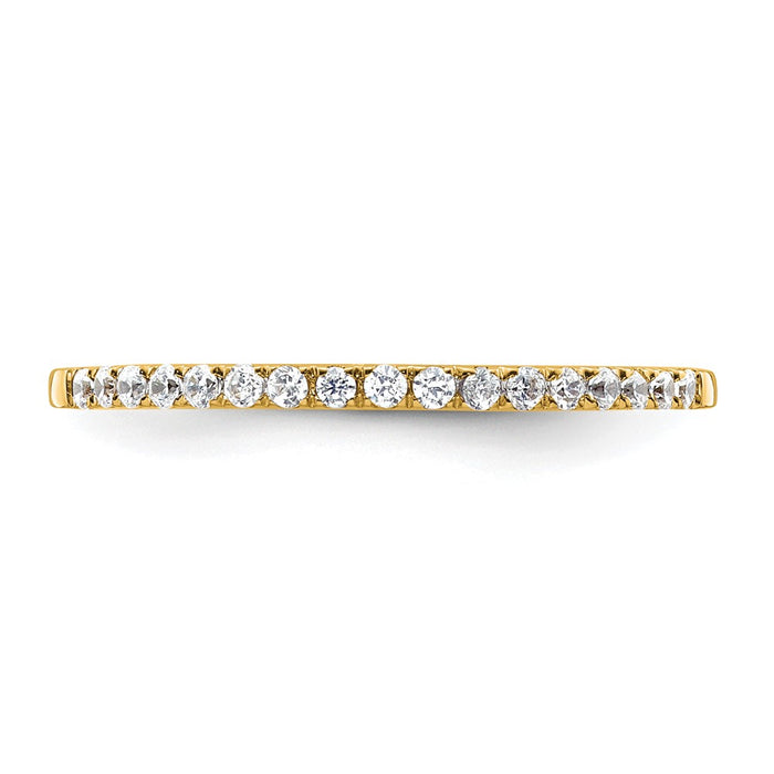 Buy Exclusive 14K Yellow Gold Diamond Wedding Band, 1/6 Carat, Stylish Value-4