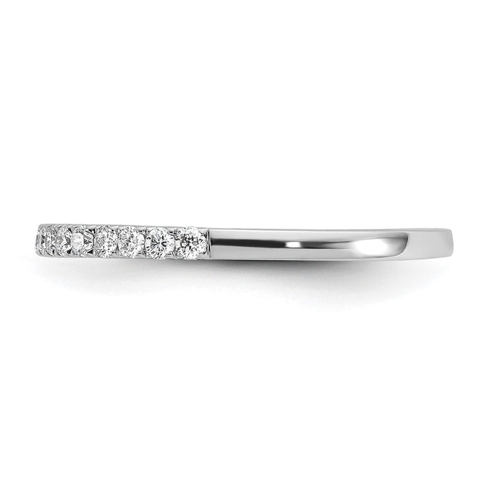 Buy Stylish 14K White Gold 1/4 Carat Diamond Eternity Wedding Band-3
