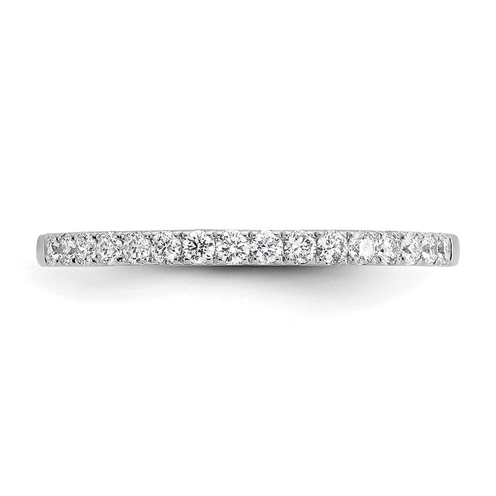 Buy Stylish 14K White Gold 1/4 Carat Diamond Eternity Wedding Band-4