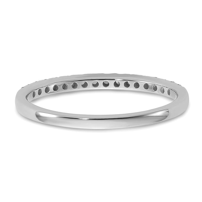 Buy Stylish 14K White Gold 1/4 Carat Diamond Eternity Wedding Band-5