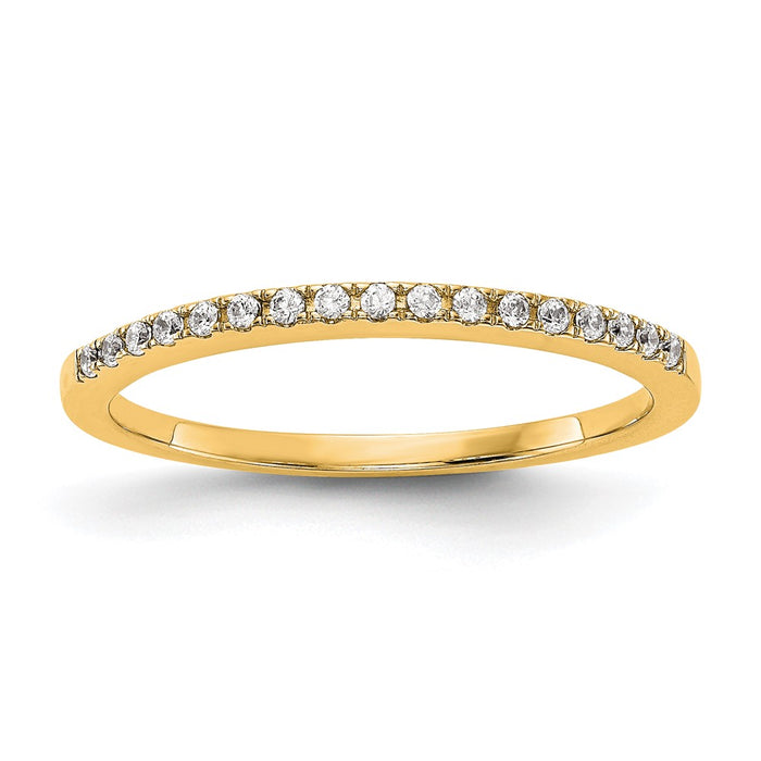 Exclusive 14K Gold Wedding Band Set with 1/4 Carat Diamond - Stylish Value-1