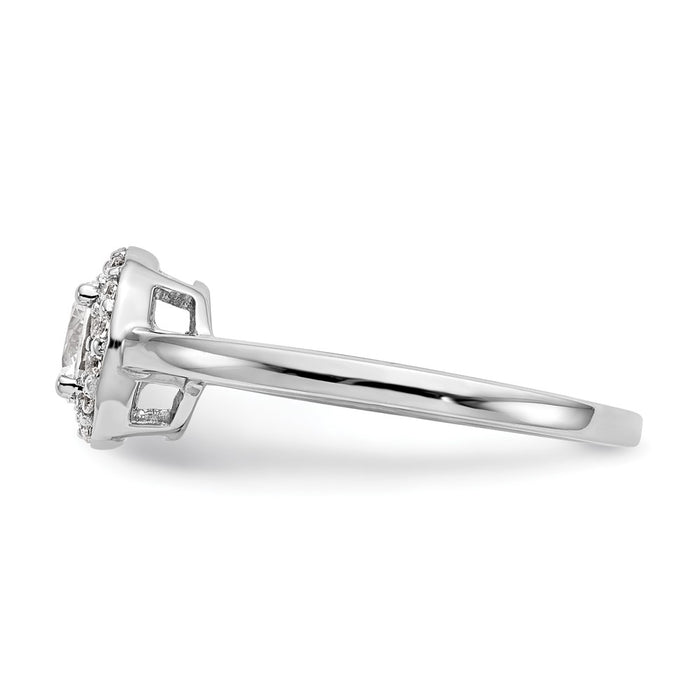 Buy Exclusive 14K White Gold Diamond Semi-Mount Engagement Ring 1/2 Carat-3