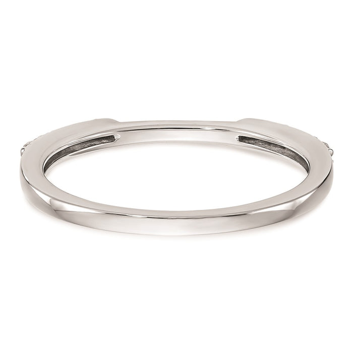 Exclusive 14K White Gold Wedding Band Settings - Stylish & Affordable Choice-5