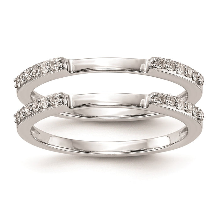 Exclusive 14K White Gold Wedding Band Settings - Stylish & Affordable Choice-1