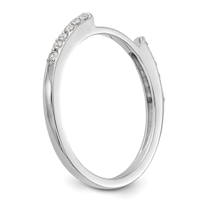 Buy Stylish 14K White Gold Diamond Wedding Band Set - 1/4 Carat Value-6