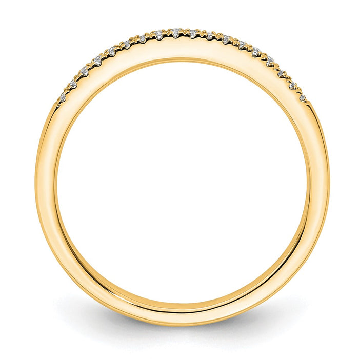 Exclusive 14K Yellow Gold Diamond Engagement Ring - Stylish & Affordable Choice-2