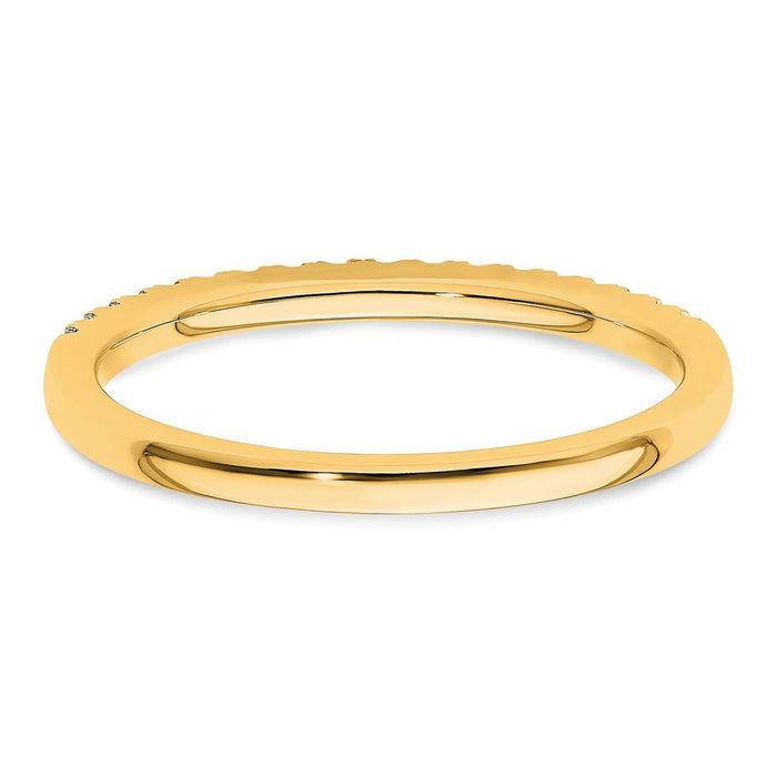 Buy 14K Gold Diamond Wedding Ring - Stylish & Affordable Luxury Jewelry-5
