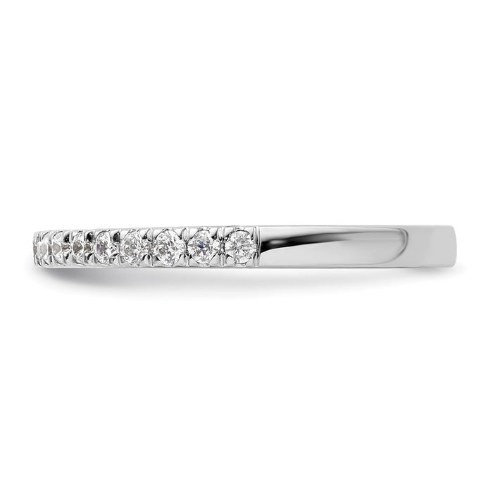 Buy Designer 14K White Gold Wedding Band Set - 1/3 Carat Diamonds, Affordable Price!-3