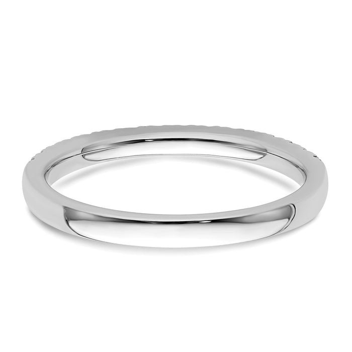 Buy Designer 14K White Gold Wedding Band Set - 1/3 Carat Diamonds, Affordable Price!-5