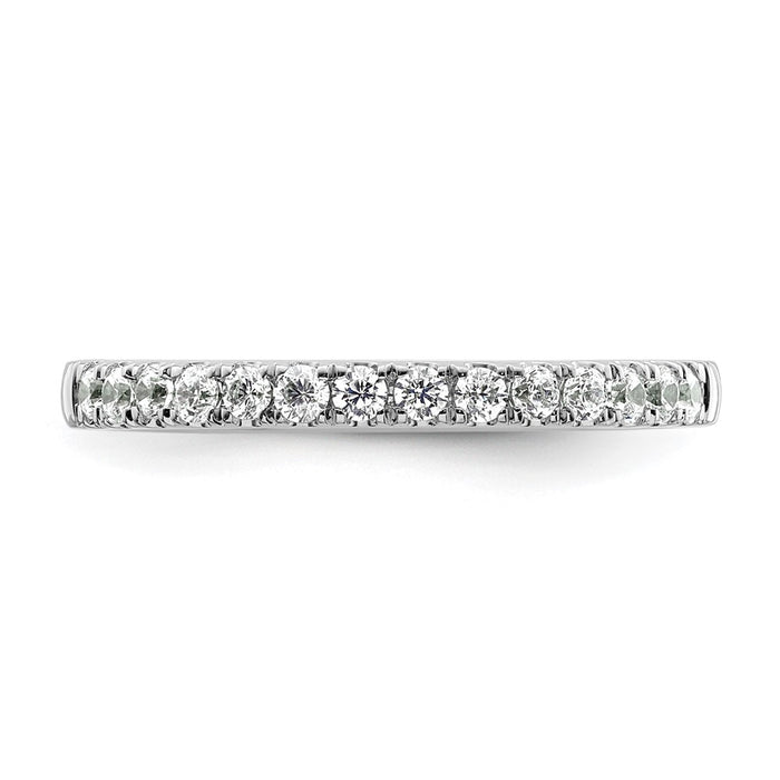 Buy Stylish 14K White Gold Wedding Band Set with 1/3 Carat Diamonds-4