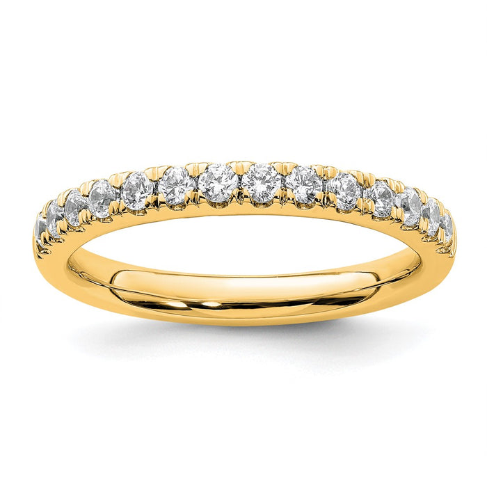 High-Quality 14K Gold Diamond Wedding Ring - Stylish & Affordable Luxury-1