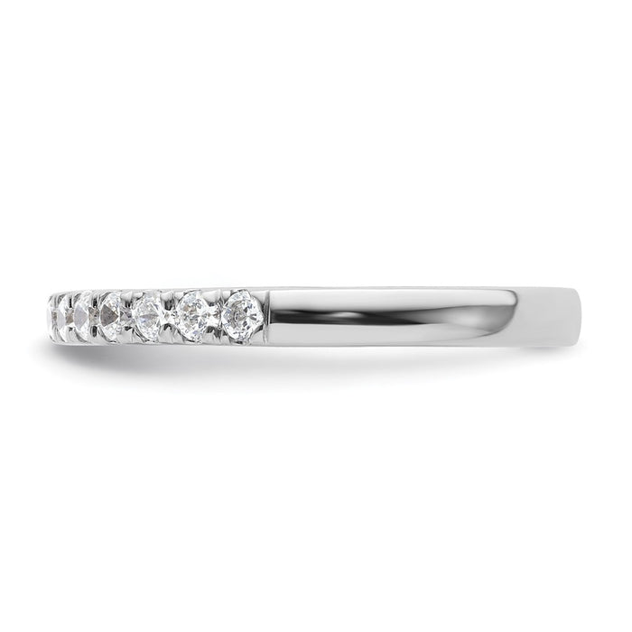 Buy Stylish 14K White Gold 1/2 Carat Diamond Eternity Wedding Band-3