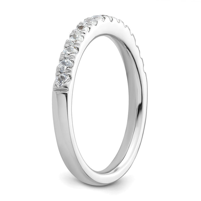Buy Stylish 14K White Gold 1/2 Carat Diamond Eternity Wedding Band-6