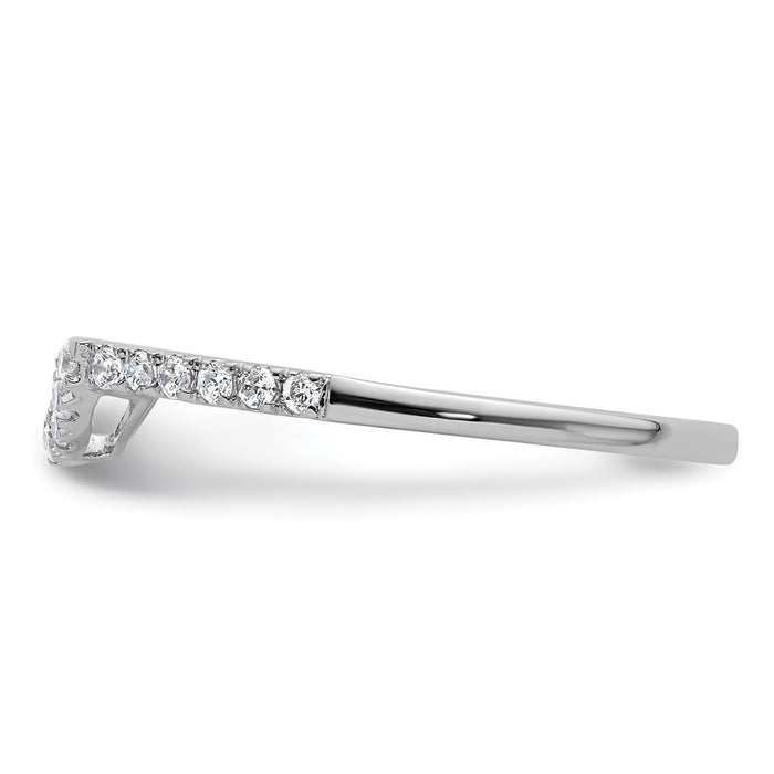 Buy Exclusive 14K White Gold 1/5 Carat Diamond Wedding Band - Stylish Value!-3