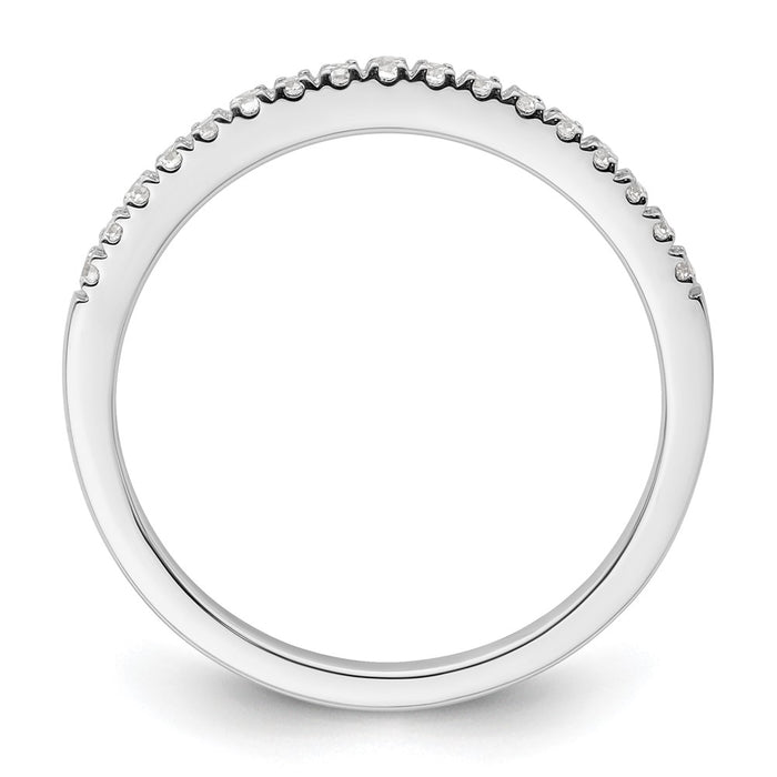 Buy Exclusive 14K White Gold 1/6 Carat Diamond Eternity Wedding Band - Stylish Value!-2