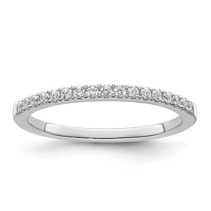 Buy Exclusive 14K White Gold 1/6 Carat Diamond Eternity Wedding Band - Stylish Value!-1