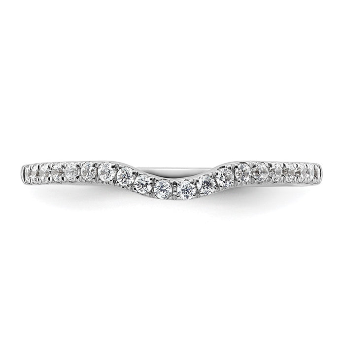 Buy Exclusive 14K White Gold Wedding Band - 1/5 Carat Diamond, Stylish Value-4