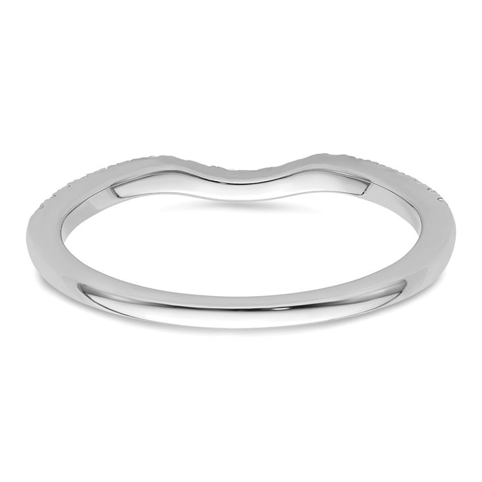 Buy Exclusive 14K White Gold Wedding Band - 1/5 Carat Diamond, Stylish Value-5