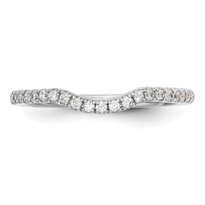 Buy Exclusive 14K White Gold Wedding Band - 1/4 Carat Diamond, Stylish Value!-4