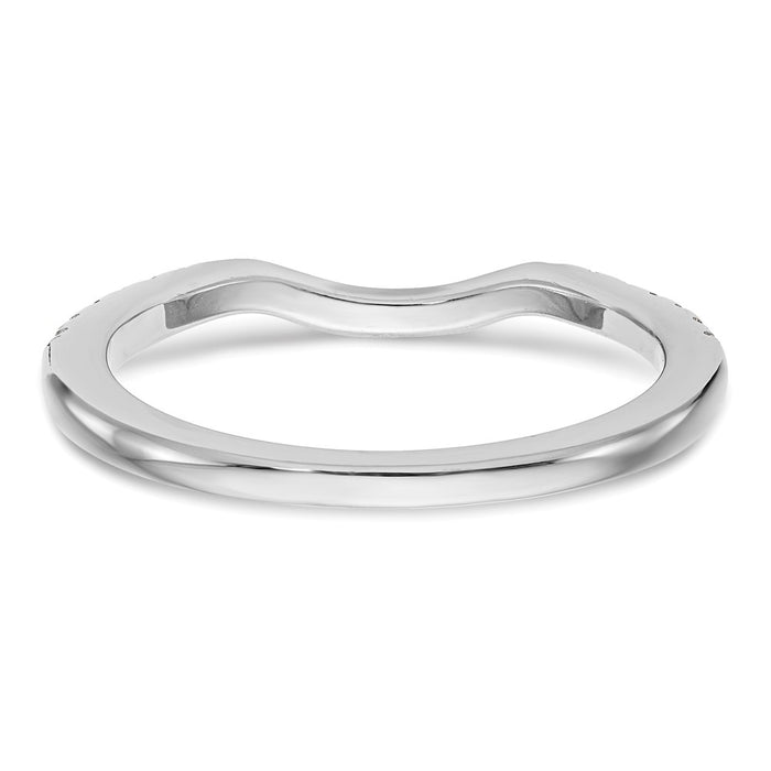 Buy Exclusive 14K White Gold Wedding Band - 1/4 Carat Diamond, Stylish Value!-5