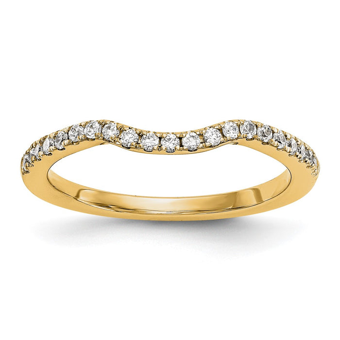 High-Quality 14K Yellow Gold Diamond Engagement Ring - Stylish & Affordable-1