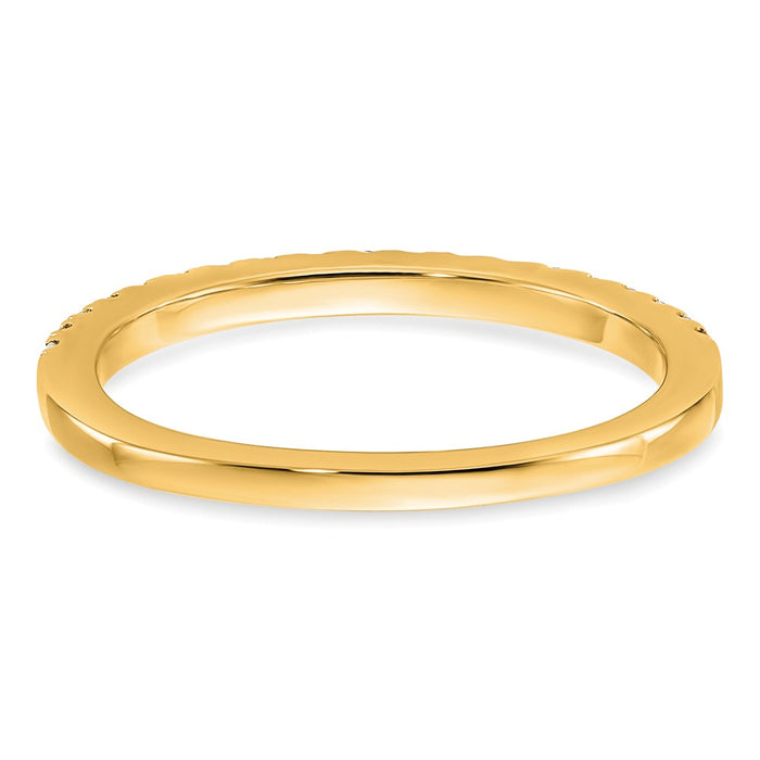 High-Quality 14K Gold Diamond Wedding Ring - Stylish and Affordable Luxury-5
