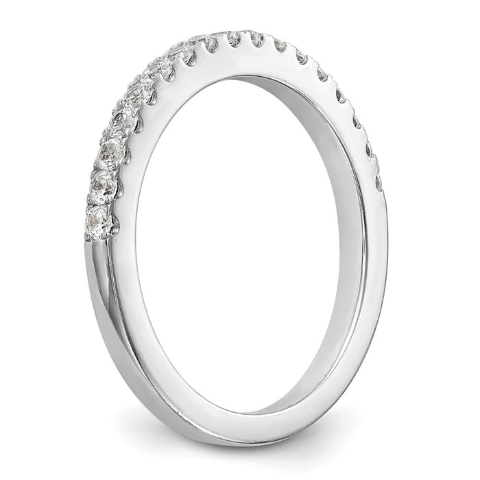 Buy Stylish 14K White Gold 1/3 Carat Diamond Eternity Wedding Band - Value!-6
