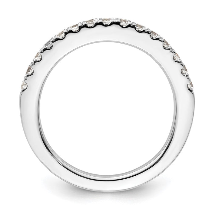 Buy 14K White Gold 1/2 Carat Diamond Wedding Band | Stylish & Affordable Value-2