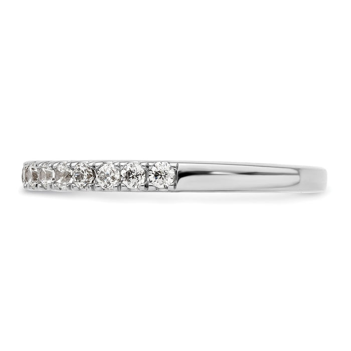 Buy 14K White Gold 1/2 Carat Diamond Wedding Band | Stylish & Affordable Value-3