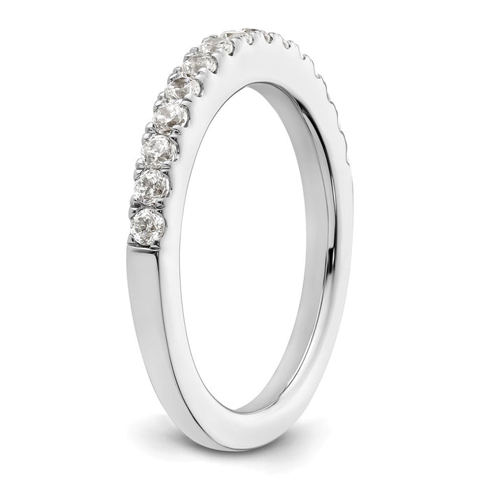 Buy 14K White Gold 1/2 Carat Diamond Wedding Band | Stylish & Affordable Value-6