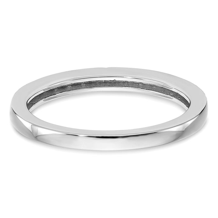 Buy Exclusive 14K White Gold Diamond Wedding Band Set - 1/4 Carat Total Weight-5