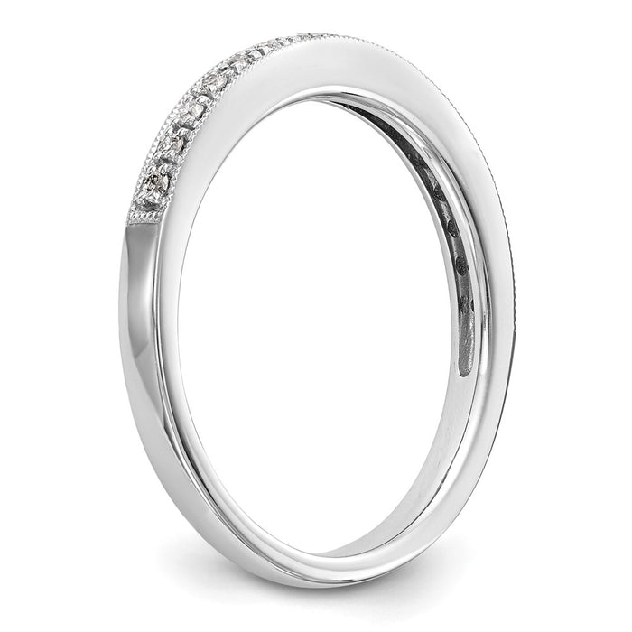 Buy Exclusive 14K White Gold Diamond Wedding Band Set - 1/4 Carat Total Weight-6