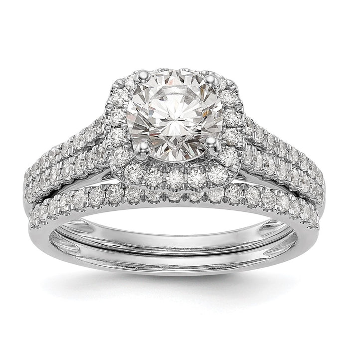 High-Quality 14K White Gold 1/2 Carat Diamond Engagement Ring - Stylish Value-7