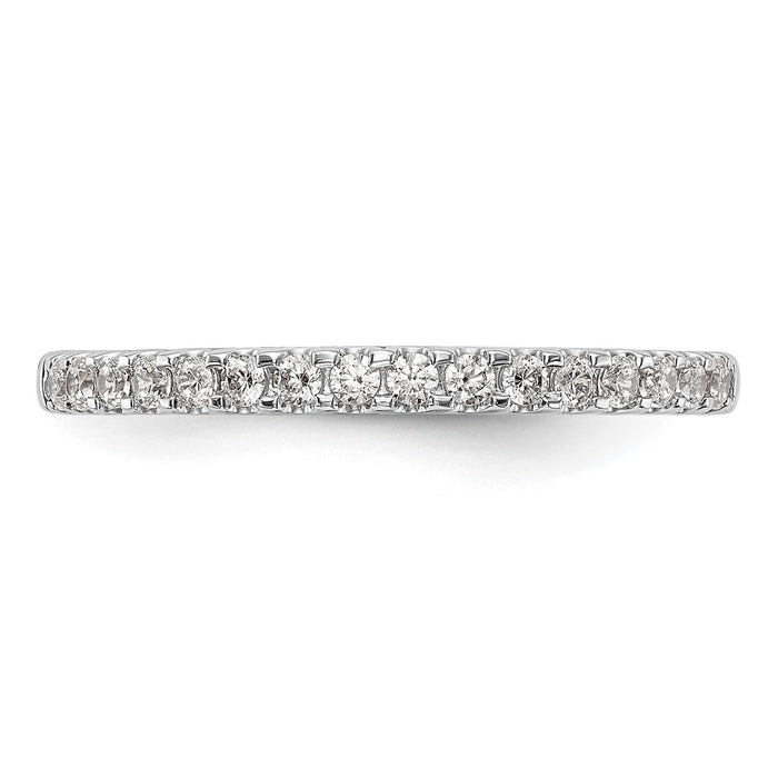 Buy Stylish 14K White Gold Wedding Band Set - 1/4 Carat Diamond Value-4