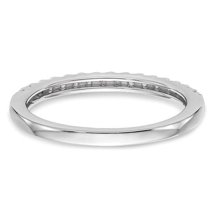 Buy Stylish 14K White Gold Wedding Band Set - 1/4 Carat Diamond Value-5