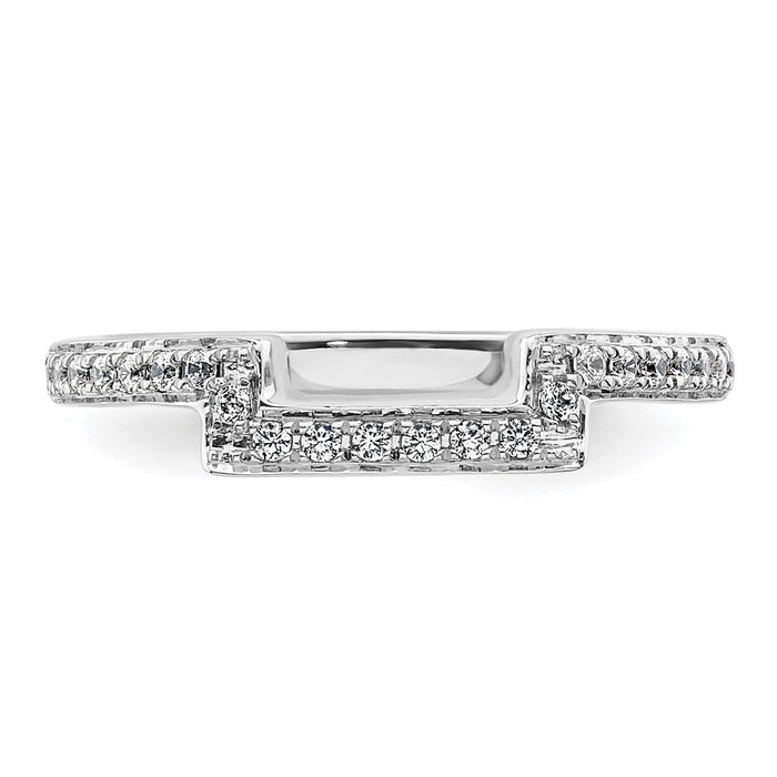 Buy Exclusive 14K White Gold Diamond Wedding Band - 1/6 Carat, Stylish Value!-4