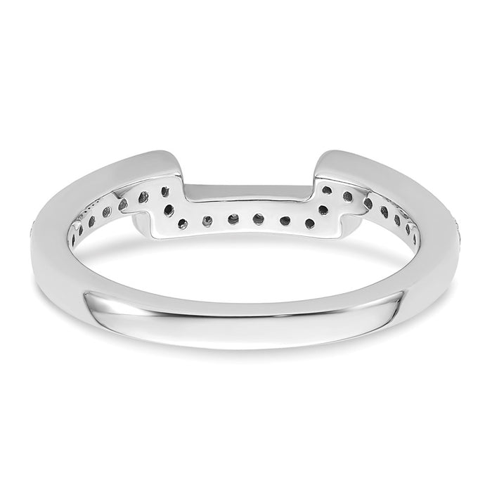 Buy Exclusive 14K White Gold Diamond Wedding Band - 1/6 Carat, Stylish Value!-5