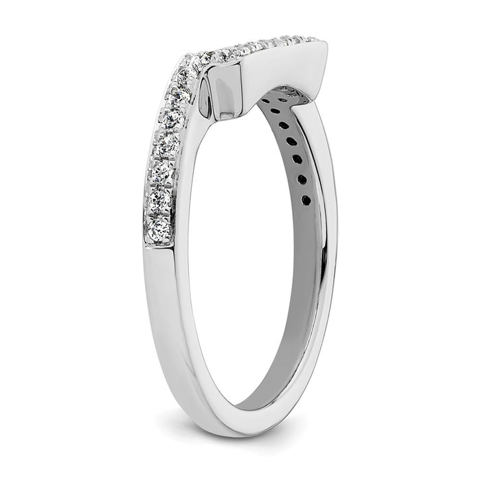Buy Exclusive 14K White Gold Diamond Wedding Band - 1/6 Carat, Stylish Value!-6