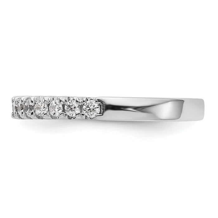 Exclusive 14K White Gold 3/8 Carat Diamond Eternity Band - Stylish Value!-3
